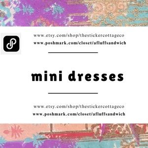 ✨mini dresses!✨